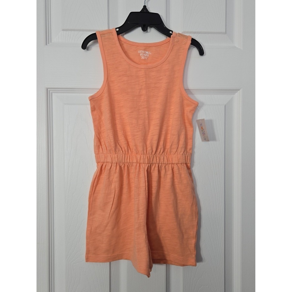 Garanimals Toddler Girls Size‎ 5T One Piece short & Top Peach New with tags